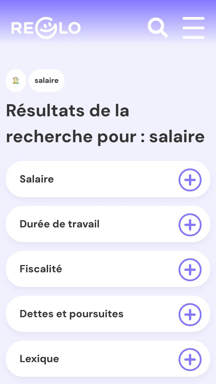 Recherche mobile