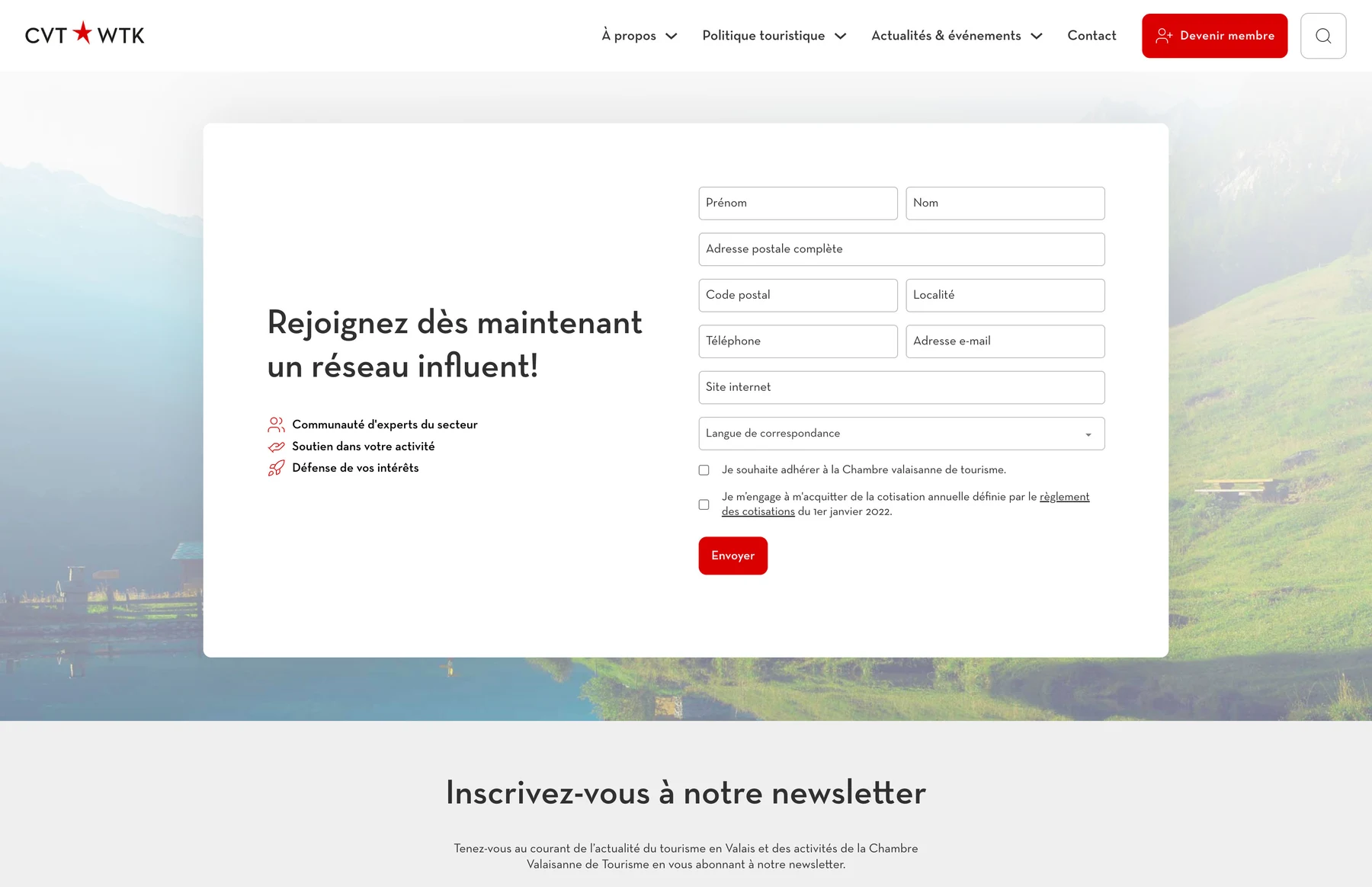 Devenir membre