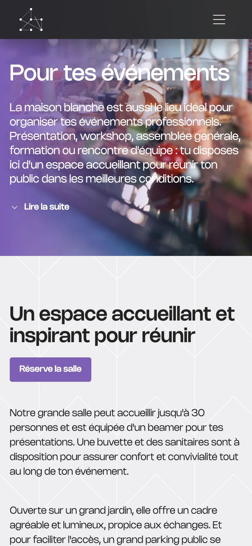 Page interne mobile