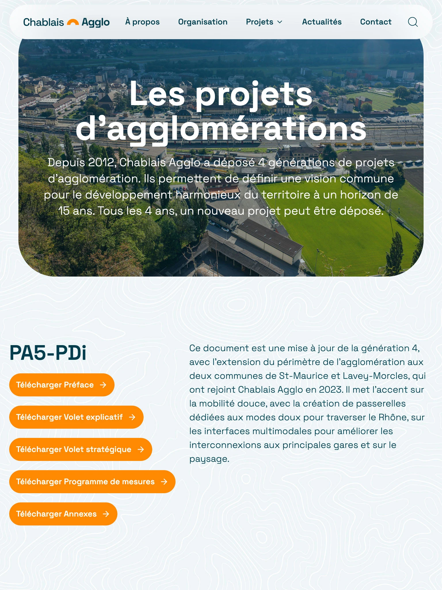 Projets d'agglomération