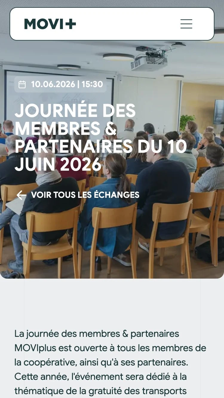 Événement mobile